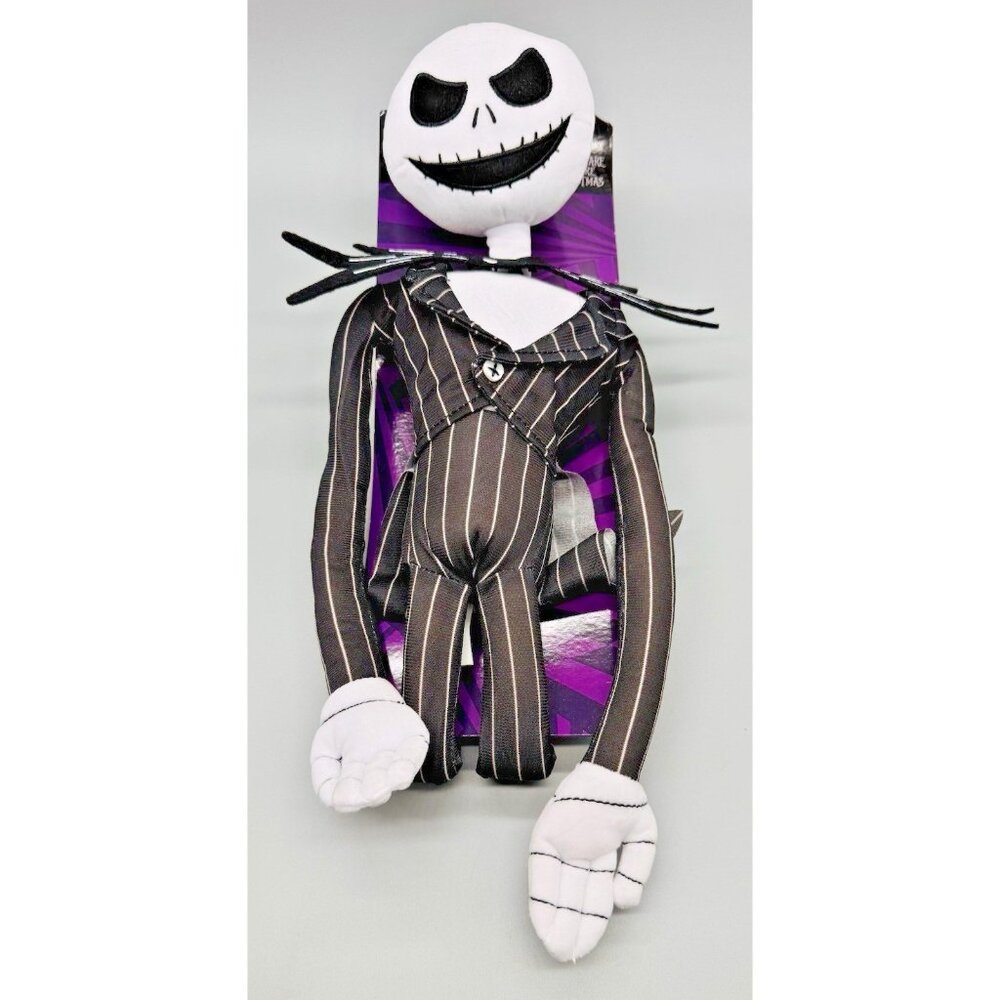 Disney Nightmare Before Christmas Jack Skellington 25"‎ Poseable Plush Halloween